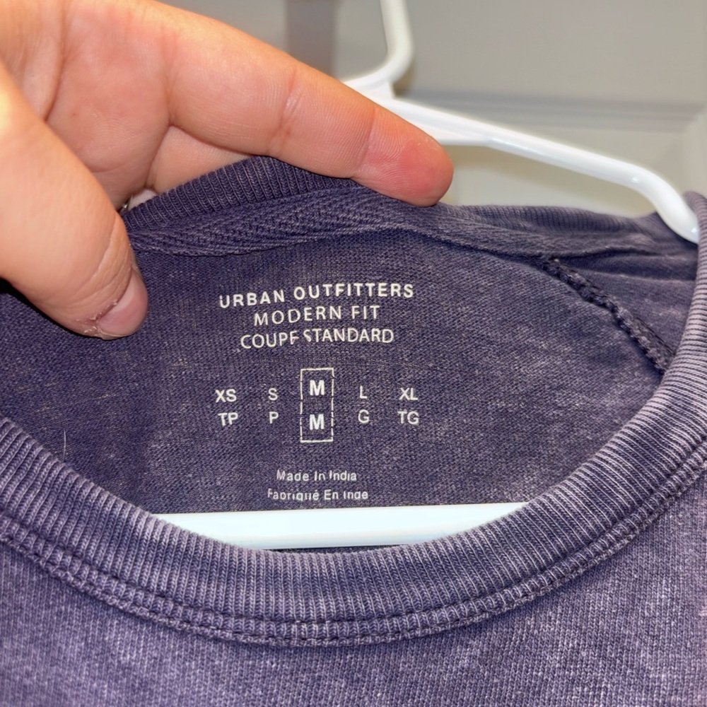 Urban Outfitters Washed Purple Short Sleeve Top | Size M - Picture 4 of 6